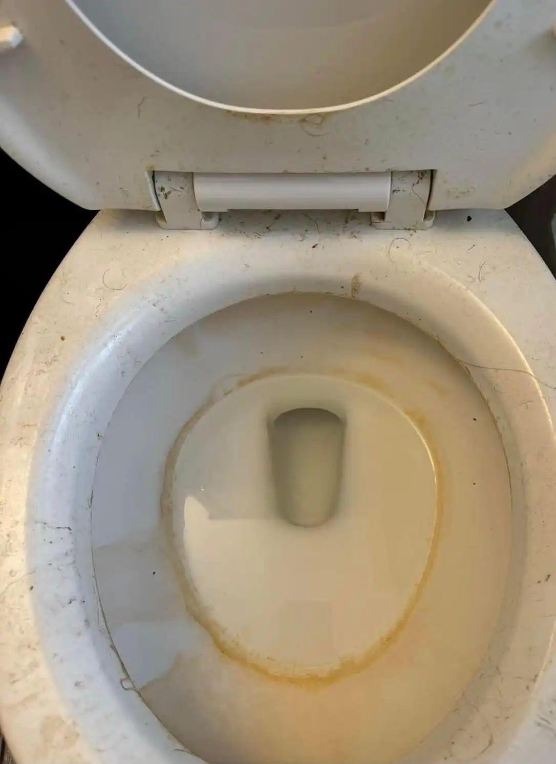 Bathroom before professional cleaning