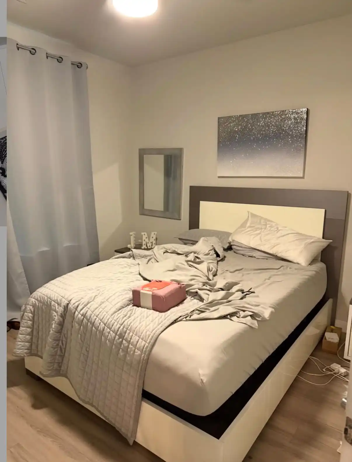 Living area before professional cleaning
